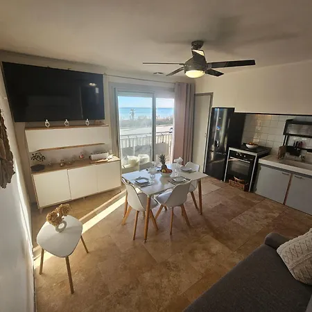 Appartement Face A La Vue Proche Cap D'agde Vias Valras-plage Mediterranee *