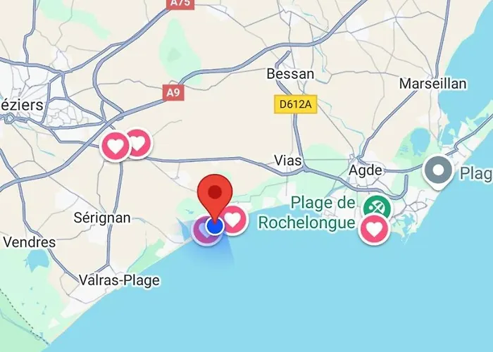 Appartement Face A La Vue Proche Cap D'agde Vias Valras-plage Mediterranee *