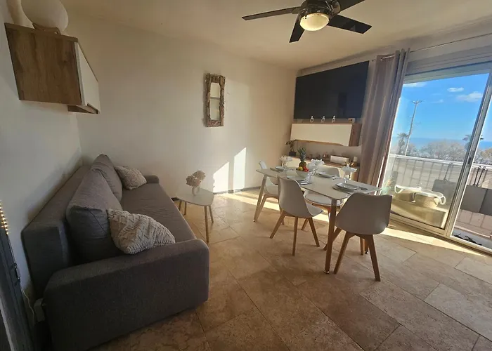 Face A La Vue Proche Cap D'agde Vias Valras-plage Mediterranee Portiragnes