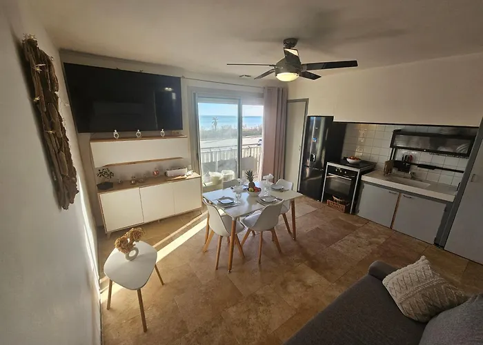 Appartement Face A La Vue Proche Cap D'agde Vias Valras-plage Mediterranee *